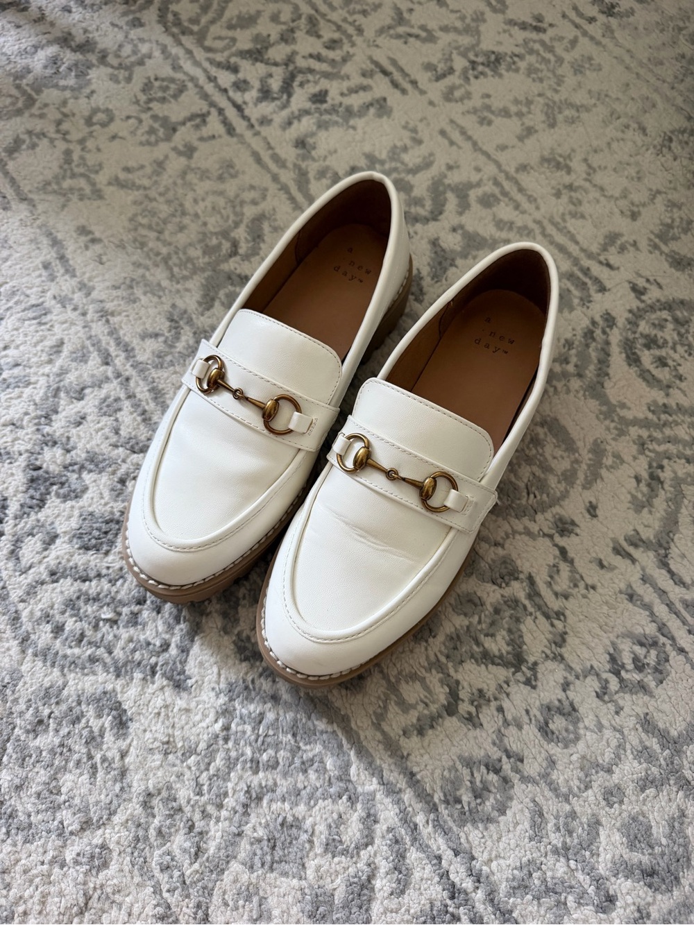 Women's White Loafers